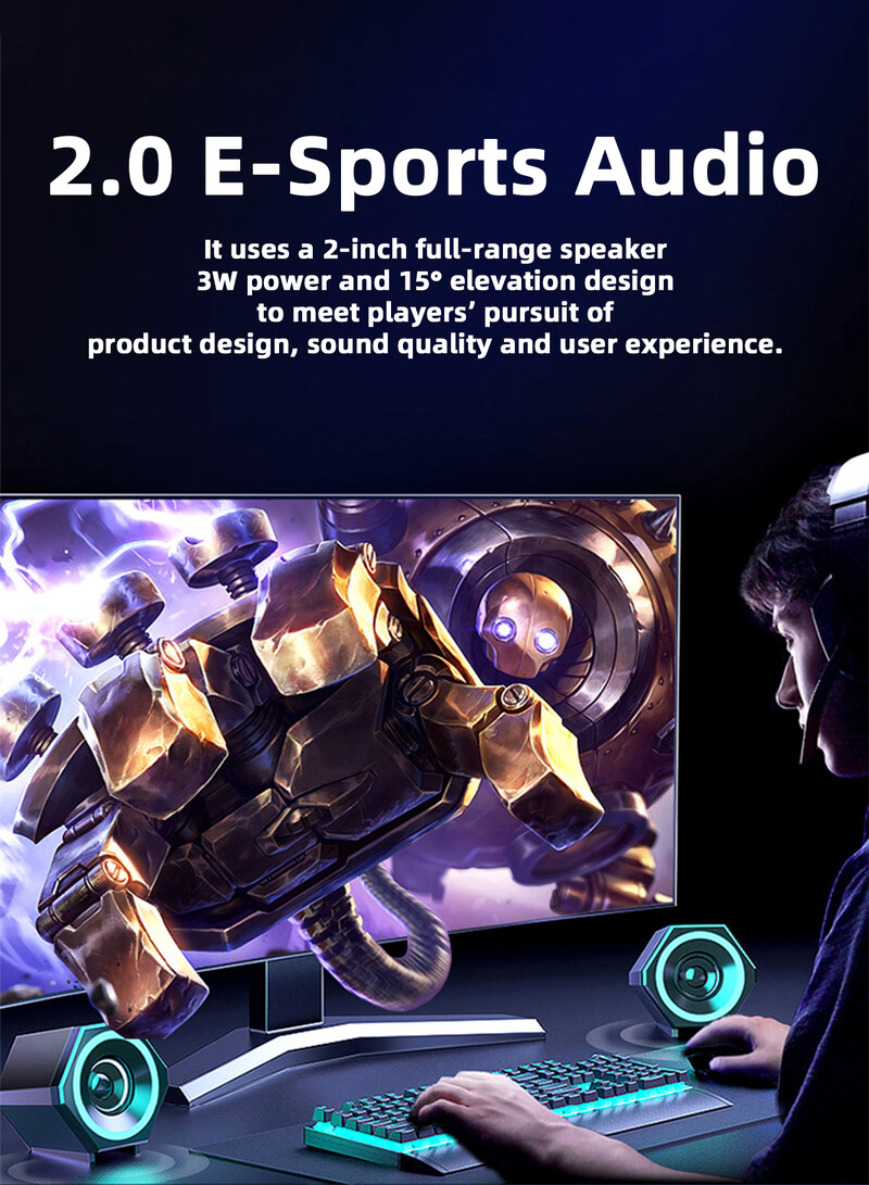 PC kõlarid, USB juhtmega bassikõlarid, arvuti arvuti kõlarid sülearvuti lauaarvuti väike helikõlar, USB toitega arvuti stereo