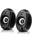 Kompiuterio garsiakalbiai staliniams kompiuteriams, kompiuteriu maitinami garsiakalbiai, USB maitinami monitoriaus garsiakalbiai kompiuteriui / televizoriui / nešiojamam kompiuteriui / žaidimams (10 W)