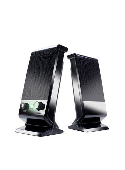 Zvučnik za računalo Kompaktni i osjetljivi zvučnici za prijenosna računala s kontrolom glasnoće i 3,5 mm audio utikačem, stolni zvučnik s USB napajanjem