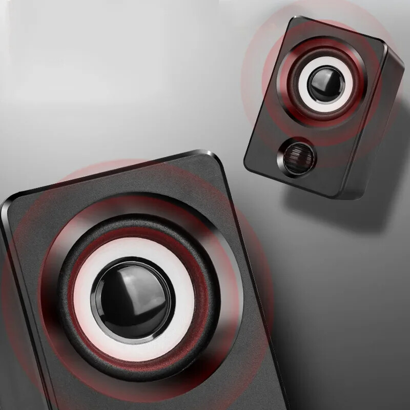 Mini kompiuterio garsiakalbis USB laidinis garsiakalbis Universalus stereo erdvinio garso nešiojamasis stalinis kompiuteris nešiojamasis kompiuteris stereo nešiojamasis gyvenimas