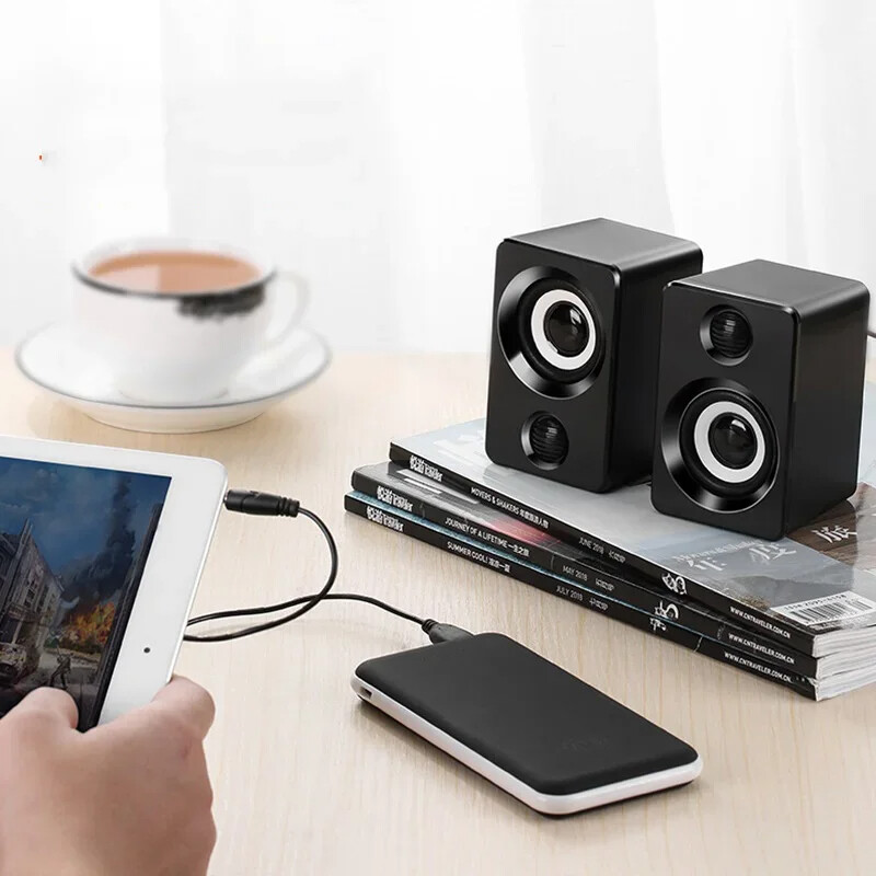 Mini kompiuterio garsiakalbis USB laidinis garsiakalbis Universalus stereo erdvinio garso nešiojamasis stalinis kompiuteris nešiojamasis kompiuteris stereo nešiojamasis gyvenimas