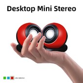 Naujas Kompiuterio garso mini nešiojamasis kompiuteris stalinis nešiojamasis garsiakalbis Multimedijos USB laidas Mažas žemųjų dažnių stereo žemųjų dažnių garsiakalbis kompiuteriui
