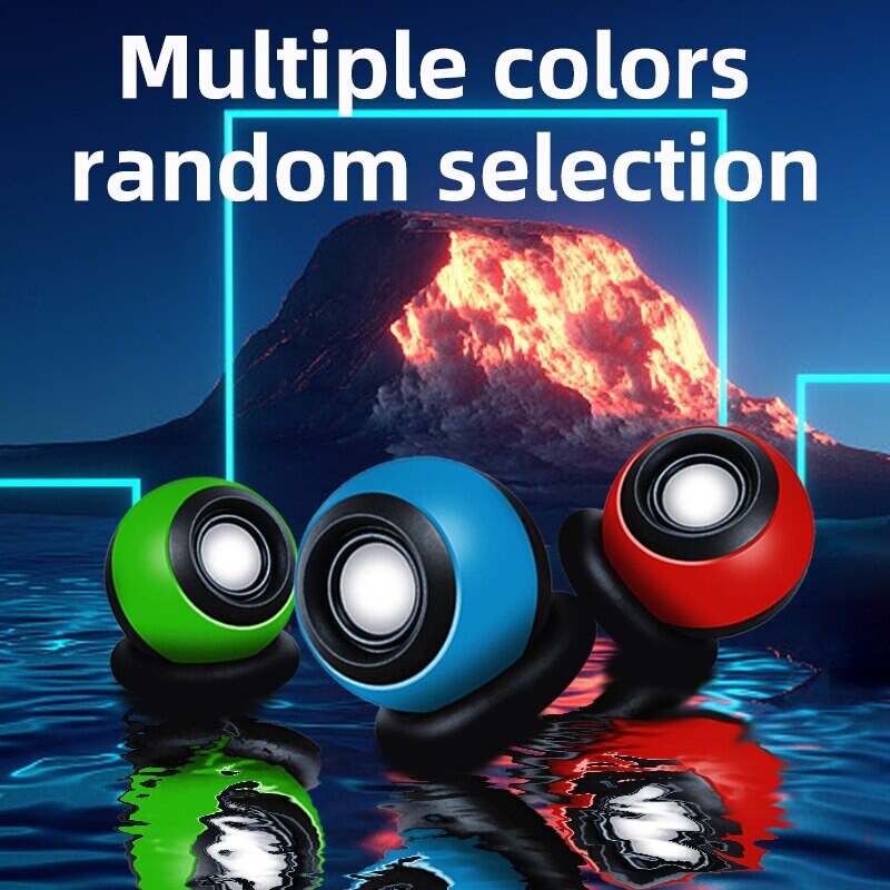 Naujas Kompiuterio garso mini nešiojamasis kompiuteris stalinis nešiojamasis garsiakalbis Multimedijos USB laidas Mažas žemųjų dažnių stereo žemųjų dažnių garsiakalbis kompiuteriui