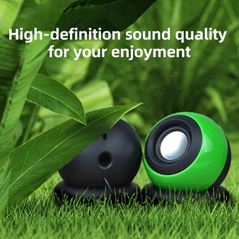 Naujas Kompiuterio garso mini nešiojamasis kompiuteris stalinis nešiojamasis garsiakalbis Multimedijos USB laidas Mažas žemųjų dažnių stereo žemųjų dažnių garsiakalbis kompiuteriui