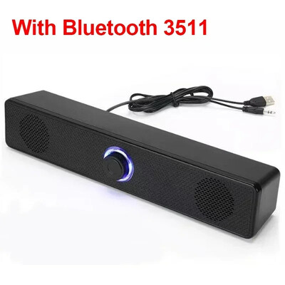 4D kompiuterio garsiakalbiai Bluetooth 5.0 laidinis garsiakalbis erdvinio garso juostos garsiakalbis stereo žemų dažnių garsiakalbis Garso juosta nešiojamam nešiojamam kompiuteriui