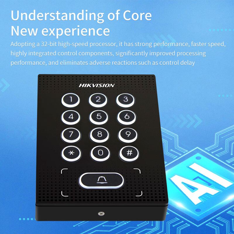 Hikvision Mobile NFC kontroler pristupa, tipkovnica za otvaranje brave na vratima, 13,56 Mhz IC kartica otključavanje lozinkom, sustav kontrole pristupa