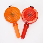 KOOJN öise liiklusohutuse hoiatusvalgustid suured lamedad ümmargused koogivalgustid ja maanteekoonuse tuled mahutavad LED-i