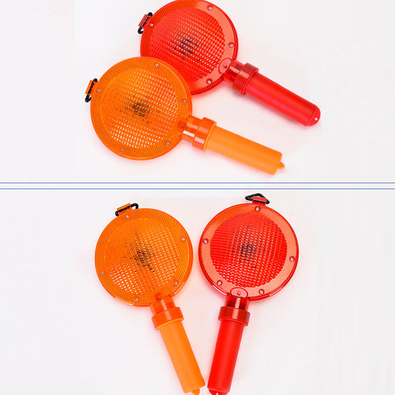 KOOJN öise liiklusohutuse hoiatusvalgustid suured lamedad ümmargused koogivalgustid ja maanteekoonuse tuled mahutavad LED-i