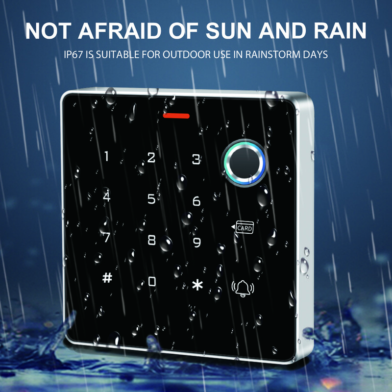 Novi dolazak Izuzetnog dizajna Pozadinsko osvjetljenje cinka Tipkovnica s otiskom prsta Samostalna metalna tipkovnica za 12V električni sustav kontrole pristupa ulazna vrata