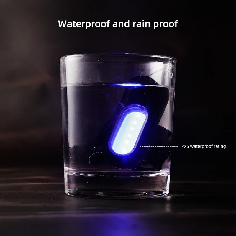 Stražnje svjetlo bicikla COB LED stražnje svjetlo USB punjivo ultralako biciklističko svjetlo Upozorenje otporno na kišu 5 modela svjetla Dodaci za bicikl