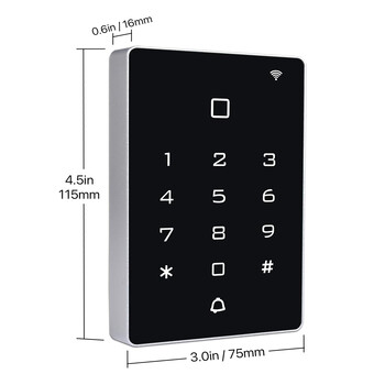 WiFi Tuya RFID πληκτρολόγιο ελέγχου πρόσβασης Ασύρματο IP68 αδιάβροχο ελεγκτή πρόσβασης Πληκτρολόγιο WG26/34 Τηλέφωνο APP Ξεκλείδωμα με κωδικό πρόσβασης