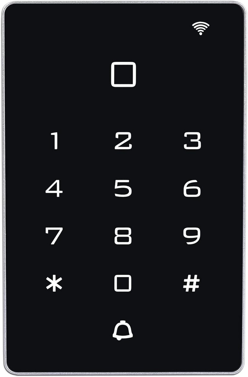 WiFi Tuya RFID juurdepääsukontrolli klaviatuur Juhtmeta IP68 veekindel juurdepääsukontrolleri klaviatuur WG26/34 telefonirakenduse parool avamine