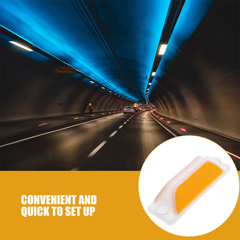 Гараж Пътни табели Светлоотразителни предупредителни поликарбонатни пластмасови неравности за алеята