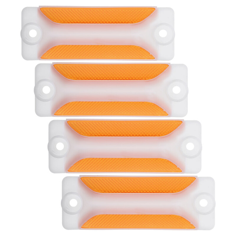 4 vnt. Atšvaitas kelio atšvaitas, raginimo ženklas važiuojamosios kelio dalies kontūrai polikarbonato plastikiniai žymekliai