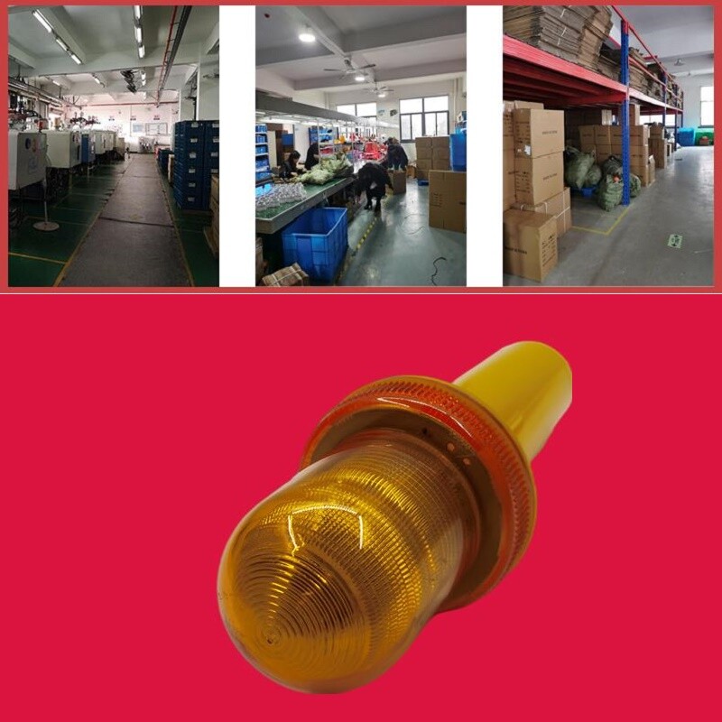 Светодиодна LED предупредителна лампа за блокиране на пътя за пътна безопасност