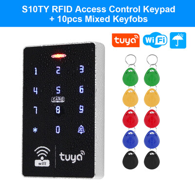 WiFi Tuya tipkovnica za kontrolu pristupa vratima IP68 Vodootporna RFID tipkovnica Čitač kontrolera APLIKACIJA za otvaranje vrata na dodir Daljinsko otključavanje WG26/34