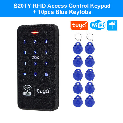 WiFi Tuya tipkovnica za kontrolu pristupa vratima IP68 Vodootporna RFID tipkovnica Čitač kontrolera APLIKACIJA za otvaranje vrata na dodir Daljinsko otključavanje WG26/34