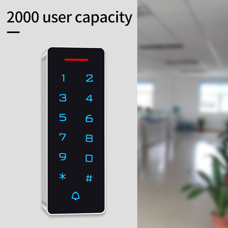Control acces autonom Tastatură Iluminare din spate Touch 125 kHz 13,56 Mhz Card RFID de proximitate Wiegand 26 Nouă tastatură pentru controler de acces