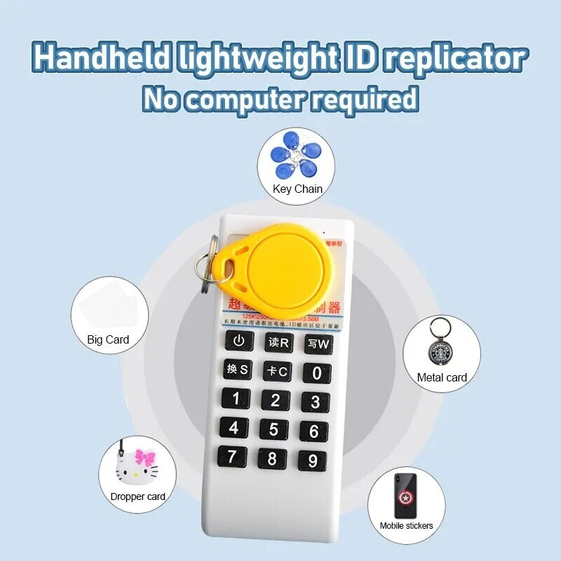 5YOA Ръчна честота 125Khz до 13.56MHZ Копирна машина Дубликатор Cloner RFID NFC IC Card Reader Writer Access Tag Duplicator 5577
