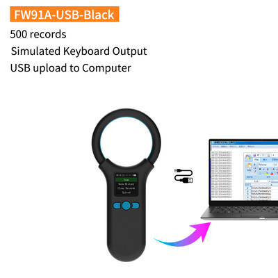 134.2KHz 125kHz RFID čitač za životinje Pet mačka Pas Skener mikročipa FDX-B stakleni čip USB/Bluetooth/2.4G Čitač oznaka za životinje