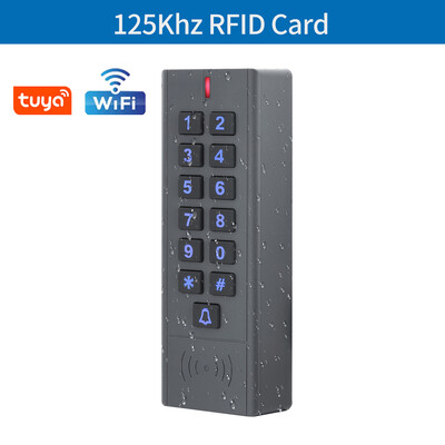 12V-24V vodootporna Wifi Tuya tipkovnica za kontrolu pristupa OTA sustav kontrolera vrata RFID tipkovnica WG26-44 56 58 APP daljinski otvarač vrata