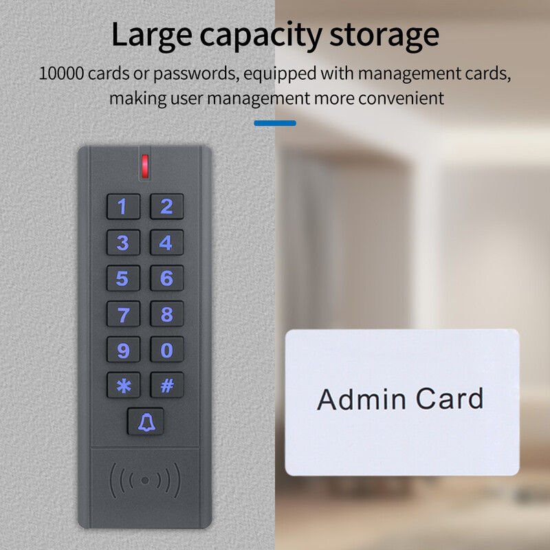 12V-24V vodootporna Wifi Tuya tipkovnica za kontrolu pristupa OTA sustav kontrolera vrata RFID tipkovnica WG26-44 56 58 APP daljinski otvarač vrata
