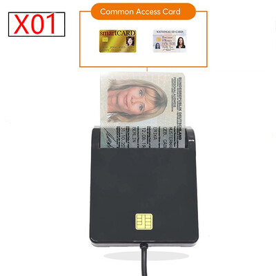 UTHAI X02 USB SIM išmaniųjų kortelių skaitytuvas, skirtas banko kortelės IC/ID EMV TF MMC kortelių skaitytuvams USB-CCID ISO 7816, skirtas 7 8 10 Linux OS