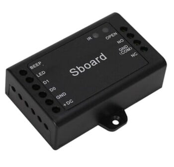 Sboard Mini Single Door Controller Ελεγκτής πρόσβασης μονής διπλής πόρτας Σύνδεση με οποιοδήποτε πληκτρολόγιο Reader Wiegand Έξοδος 26~37 Bit