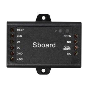 Sboard Mini Single Door Controller Ελεγκτής πρόσβασης μονής διπλής πόρτας Σύνδεση με οποιοδήποτε πληκτρολόγιο Reader Wiegand Έξοδος 26~37 Bit