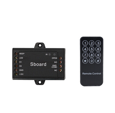 Sboard Mini Single Door Controller Ελεγκτής πρόσβασης μονής διπλής πόρτας Σύνδεση με οποιοδήποτε πληκτρολόγιο Reader Wiegand Έξοδος 26~37 Bit