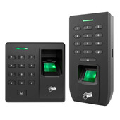 Pirkstu nospiedumu RFID piekļuves kontroles sistēmas tastatūra 125 Khz 1000 lietotāja savrupais durvju atvēršanas kontrolieris