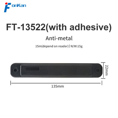 10 ks lacných vodotesných RFID EPC GEN2 RFID ABS pasívnych štítkov s dlhým dosahom UHF RFID anti-kovových štítkov