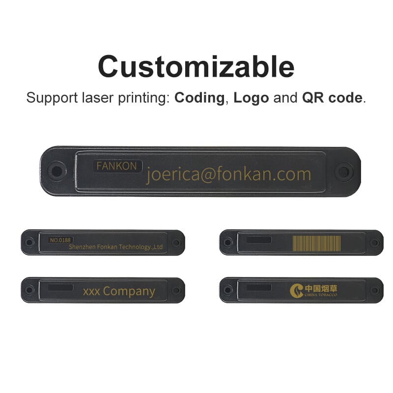 10 ks lacných vodotesných RFID EPC GEN2 RFID ABS pasívnych štítkov s dlhým dosahom UHF RFID anti-kovových štítkov