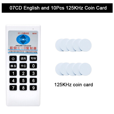 Ručný RFID duplikátor NFC čítačka 125 kHz T5577 zapisovač 13,56 MHz UID inteligentná čipová karta klonovač kľúčov programátor kopírka