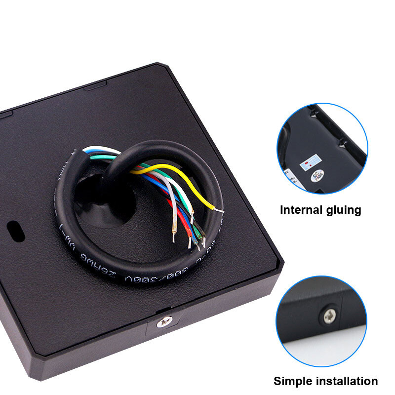 RFID išmaniosios prieigos valdymo kortelės ID 125K Wiegand26/34 išvesties klaviatūra/be klaviatūros Atspari vandeniui IP68 Naudota prieigos kontrolės sistema