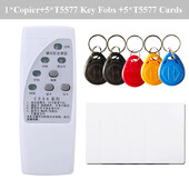 CR66 KEY FOB EM4305, T5577, 4 frekvences, RFID karšu lasītājs, ierakstītājs, 125 kHz, ID pirkstu nospiedums, programmētājs, indikatora gaisma