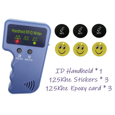 Käeshoitav RFID-lugeja EM/TK4100 paljundusaparaat 125Khz ümberkirjutatav võtmekoopiamasin EM4305 T5577 märgi programmeerija märgikirjutaja ID sildi kloon