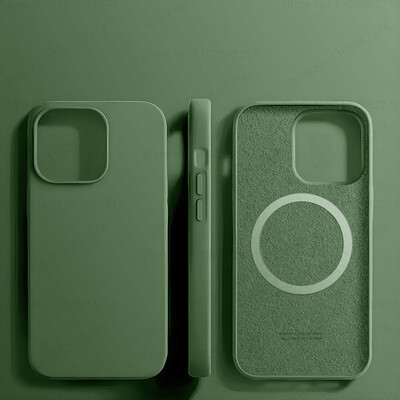 Originalni tekući silikon za Magsafe navlaka za iPhone 16 15 14 13 12 11 Pro Max Plus navlaka s magnetskim bežičnim punjenjem za telefon