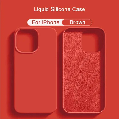 Originalus silikoninis dėklas, skirtas iPhone 11 13 12 14 15 Pro Max telefono dėklas, skirtas iPhone 14 15 Plus smūgiams atsparus minkštas galinis dangtelio priedai