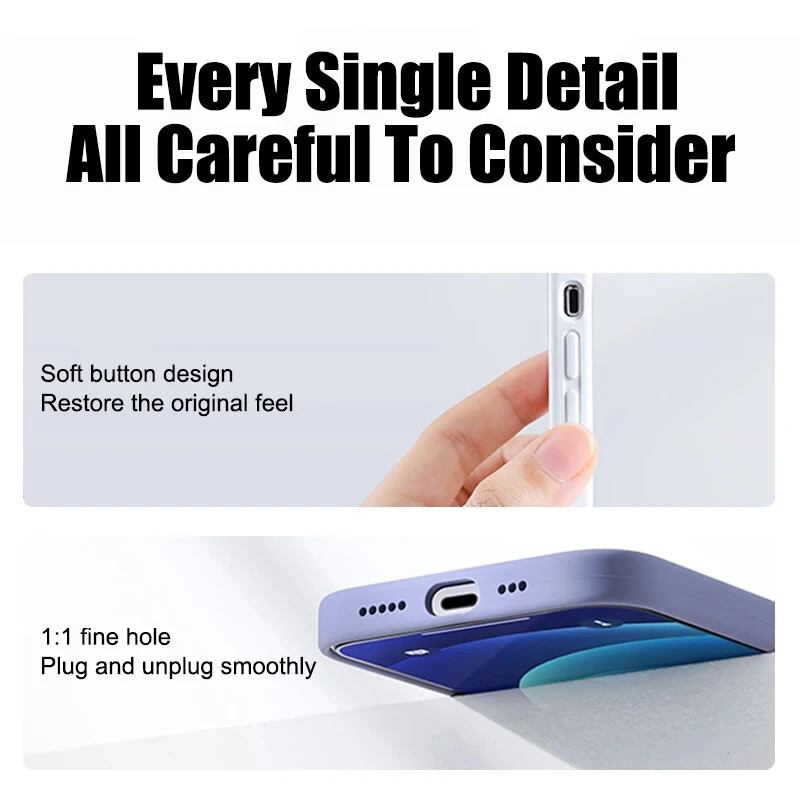 Originalna silikonska torbica za iPhone 11 13 12 14 15 Pro Max telefonska torbica za iPhone 14 15 Plus otporna na udarce meka stražnja maska dodaci