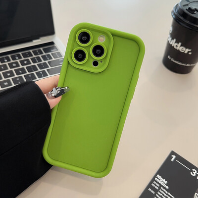 Smėlio spalvos ruda juoda stilingas telefono dėklas, skirtas iPhone 15 14 13 12 11 Pro Max Plus 7 8 SE X XR XS Max, plonas apsauginis smūgiams atsparus dangtelis