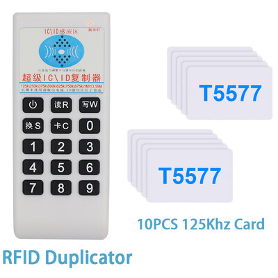 Rokas RIFD viedais kopētājs 125Khz-13,56Mhz karšu lasītājs NFC atslēgu rakstītājs T5577 klons IC/ID emblēmas atzīmju kopētājs
