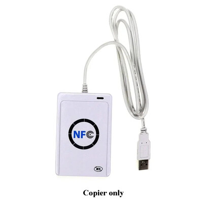 Четец на карти 13,56 MHz, RFID дубликатор, четец на смарт карти с UID карта, ключодържател, ключодържател, ACR122U за Windows Linux Mac