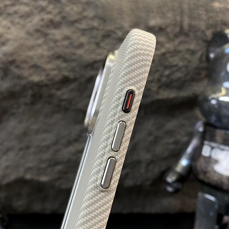 Trendovska reljefna MagSafe telefonska torbica od ugljičnih vlakana za iPhone 15 13 14 16 Pro Max 15pro 12 Tvrda maska otporna na udarce za bežično punjenje za računalo