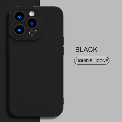 Purpurinis skystas silikoninis dėklas, skirtas iPhone 14 Plus 13 11 15 16 Pro Max 12 Mini 14Pro XR XS X 7 8 Plus SE Minkštas smūgiams atsparus galinis dangtelis