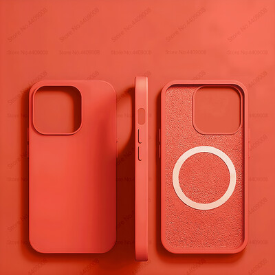 Za Magsafe futrole za bežično punjenje za iPhone 16 15 14 13 12 11 Pro Max Plus, tekući silikonski magnetski poklopac, dodaci za telefon