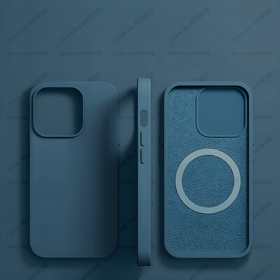 Za Magsafe futrole za bežično punjenje za iPhone 16 15 14 13 12 11 Pro Max Plus, tekući silikonski magnetski poklopac, dodaci za telefon