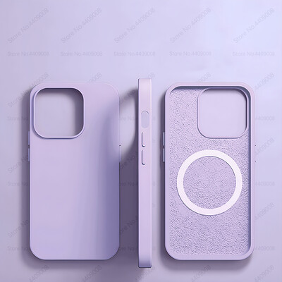 Za Magsafe futrole za bežično punjenje za iPhone 16 15 14 13 12 11 Pro Max Plus, tekući silikonski magnetski poklopac, dodaci za telefon