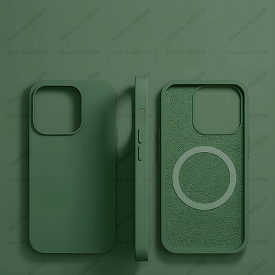 Za Magsafe futrole za bežično punjenje za iPhone 16 15 14 13 12 11 Pro Max Plus, tekući silikonski magnetski poklopac, dodaci za telefon