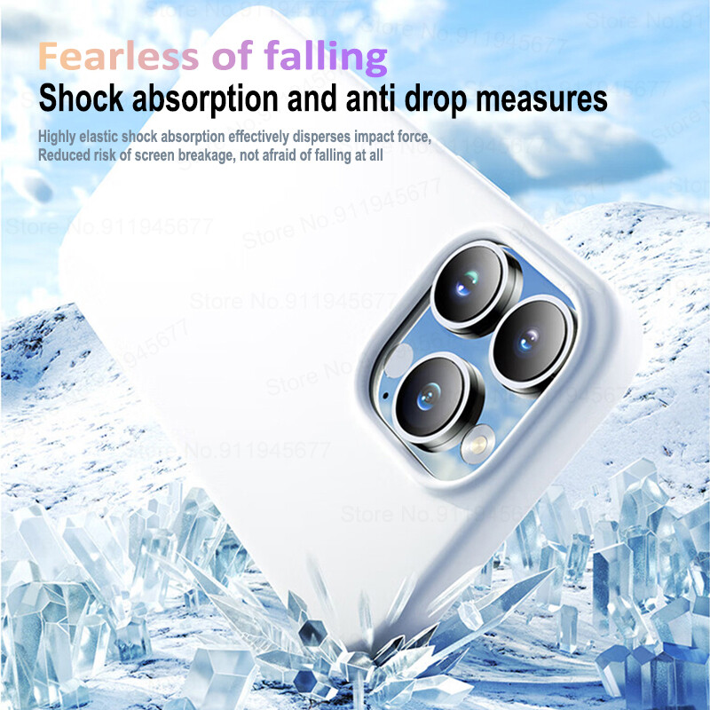 Za Magsafe futrole za bežično punjenje za iPhone 16 15 14 13 12 11 Pro Max Plus, tekući silikonski magnetski poklopac, dodaci za telefon